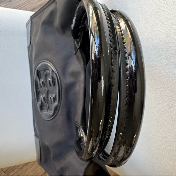 Tory Burch Ella Black Tote Bag - Picture 3 of 12